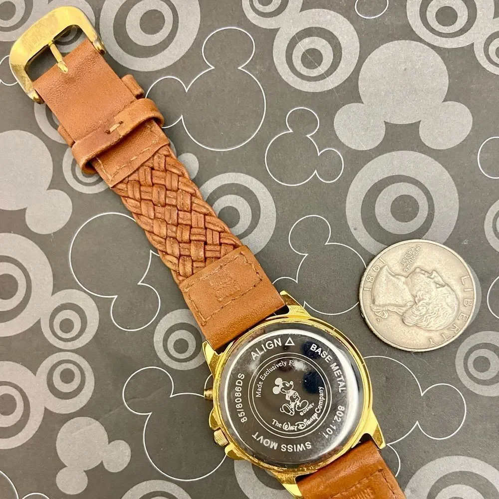 Vintage Disney Pocahontas Musical Swiss Quartz Watch Plays “Colors of the Wind” - Picture 15 of 16